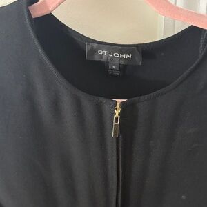 St. John Black Knit Jacket